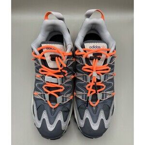 Adidas originals Hyperturf Shoes Grey Five Grey One Orange FZ6058 Men's Sz 10.5
